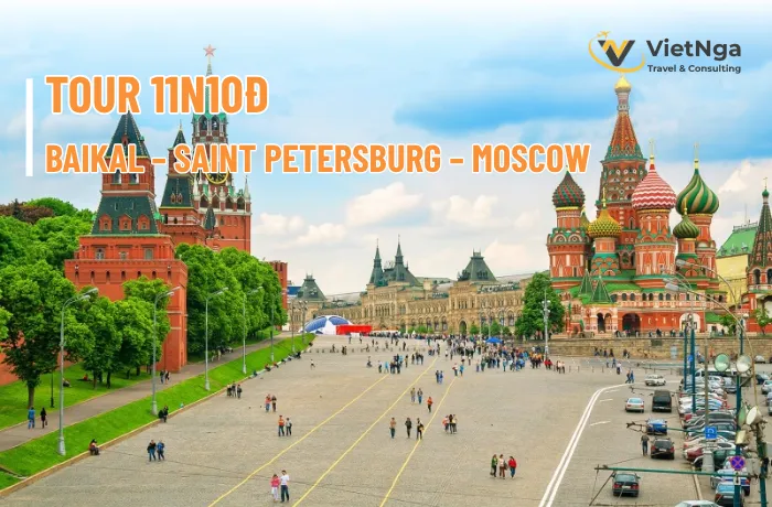 Tour 11N10Đ: Baikal – Saint Petersburg – Moscow